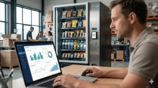 Cómo la Telemetría y los Dashboards BI Están Revolucionando el Vending