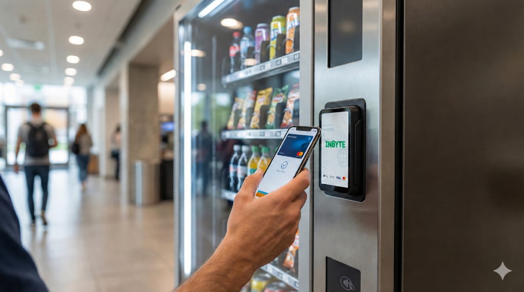 Máquina vending con sistema de pago electrónico Inbyte